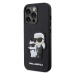 Pouzdro Karl Lagerfeld PU Saffiano Karl and Choupette zadní kryt Apple iPhone 13 PPRO Black