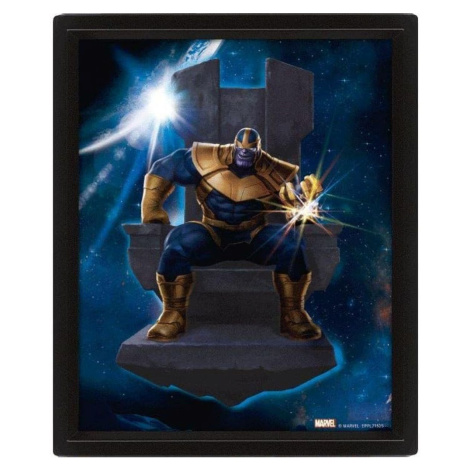 3D obraz Avengers Thanos Pyramid