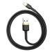 Kabel USB Lightning Baseus Cafule 2,4A 1m (zlatý/černý)