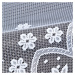 Dekorační oblouková krátká záclona na žabky FLORENTYNA 160 bílá 330x160 cm MyBestHome