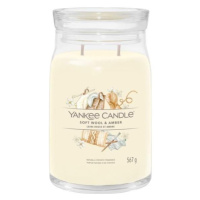 Svíčka YANKEE CANDLE Signature 567g Soft Wool & Amber