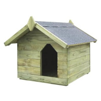 Zahradní psí bouda s otevírací střechou impregnovaná borovice 74 × 78,5 × 61,5 cm