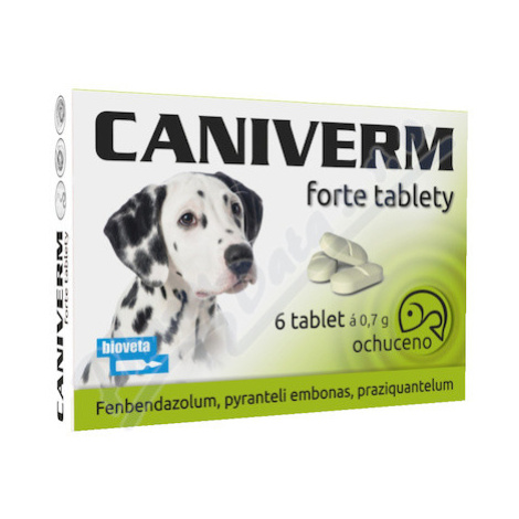 Caniverm forte tbl.6x0.7g a.u.v.