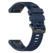 Silikonový řemínek FIXED Silicone Strap pro Garmin QuickFit 22mm, modrá
