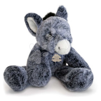 Plyšový oslík Donkey Sweety Mousse Histoire d’ Ours v dárkovém balení šedý 25 cm od 0 měsíců