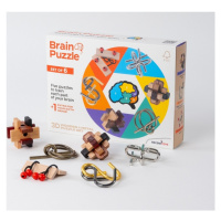 RECENTTOYS Brain Puzzle - sada 6 kusů