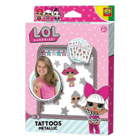 SES CREATIVE L.O.L. Surprise! Dětské metalické tetování holčičí