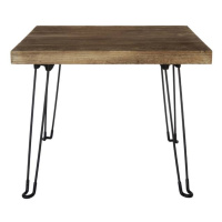 Přístavný stolek NABRO 2 pavlovnie/hnědá