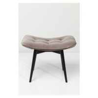 KARE Design Šedá čalouněná stolička Vicky Velvet