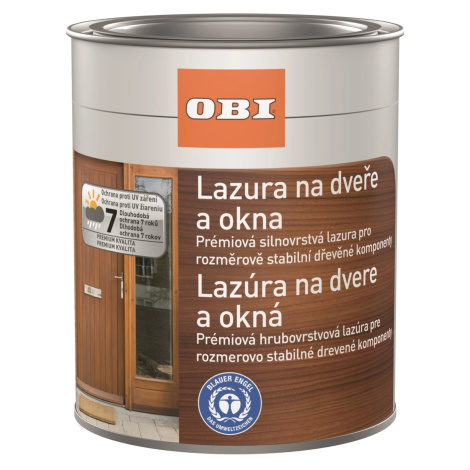 OBI Lazura na dveře a okna, ebenová, 750 ml