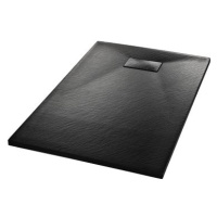 Sprchová vanička SMC černá 100 × 80 cm
