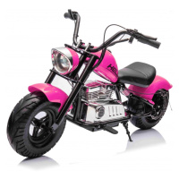 mamido Dětská elektrická motorka Chopper Warrior 36V růžová