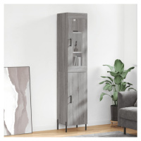 vidaXL Skříň highboard šedá sonoma 34,5 x 34 x 180 cm kompozitní dřevo