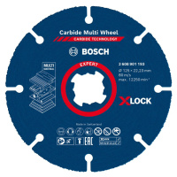 BOSCH řezný kotouč 125x22,23mm X-LOCK EXPERT Carbide Multi Wheel 2608901193