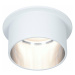 PAULMANN Vestavné svítidlo LED Gil 6W bílá mat kov kartáčovaný IP44 2.700K 3-krokové-stmívatelné