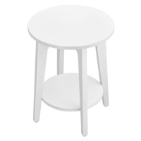 Přístavný stolek CHARM bílá