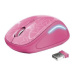 Trust Yvi FX Wireless Mouse 22336 Růžová