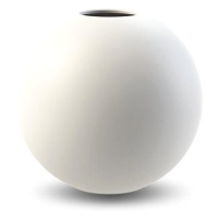 Cooee Design, Kulatá váza Ball White, 20 cm, bílá