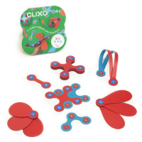 CLIXO - Itsy Flamingo & Turquoise - magnetická stavebnice 18 kusů