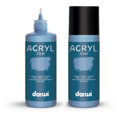 Akrylová barva DARWI ACRYL OPAK 80 ml, modrá šeď
