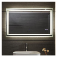 Aquamarin 80790 Aquamarin Koupelnové zrcadlo s LED osvětlením, 100 x 60 cm