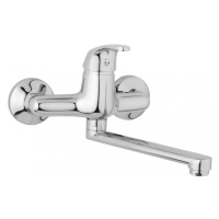 JB Sanitary Slim A103500 - Nástěnná dřezová a umyvadlová baterie 150 mm, ramínko 200 mm