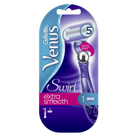 Gillette Venus Swirl Extra Smooth dámský holicí strojek 1 ks + 1 hlavice