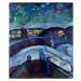 Obrazová reprodukce Star Night Night Landscape in Northern Europe., Munch, Edvard, 34.1 × 40 cm