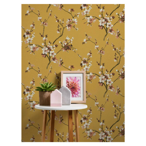 38520-1 A.S. Création vliesová tapeta na zeď rozkvetlé větvičky Desert Lodge (2024), velikost 10 AS-Création