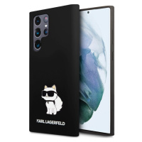 Karl Lagerfeld Liquid Silicone Choupette NFT Samsung Galaxy S24 Ultra černé Černá