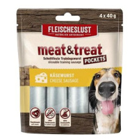 Meatlove Meat & Treat Cheese Sausage 4 × 40 g