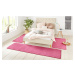 Hanse Home Collection koberce Kobercová sada Nasty 101147 Pink - 3 díly: 70x140 (2x), 70x240 (1x