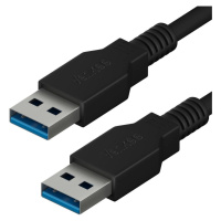 YENKEE kabel YCU 013 BK USB-A - USB-A , propojovací, USB 3.0, 1.5m, černá - 37000024