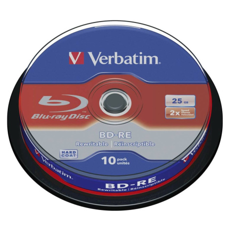 VERBATIM BD-RE SL(10 ks) Blu-Ray/spindle/2x/25GB