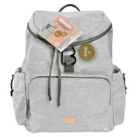 Přebalovací taška jako batoh Vancouver Backpack Heather Grey Beaba s doplňky 22 l objem 42 cm sv