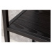 LuxD Designový regál Maille 185 x 77 cm černý jasan