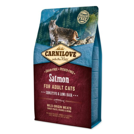 Krmivo Carnilove Adult Cats sensitive & Long Hair Salmon 2kg