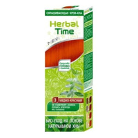 HERBAL TIME Henna přírodní barva na vlasy 3 Medově červená 75 ml