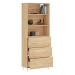 vidaXL Skříň highboard dub sonoma 69,5 x 34 x 180 cm kompozitní dřevo