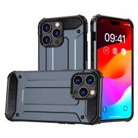 Pancéřové pouzdro pro iPhone 15 Pro Hybrid Armor - modré