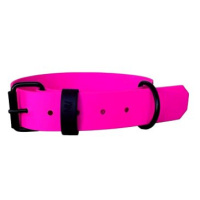 MA-NU Obojek pro psa Pink Freak / Růžová 25 mm × 30-40 cm