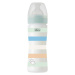 CHICCO - Láhev kojenecká Well-being silikon 250ml kluk