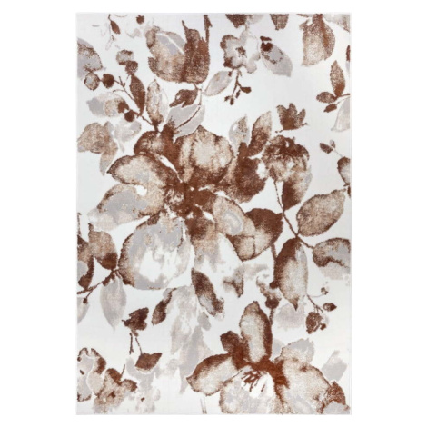 Hnědý koberec 200x280 cm Shine Floral – Hanse Home