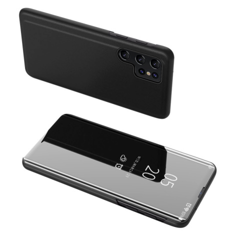Knížkové pouzdro na Samsung Galaxy S23 ULTRA 5G s průhlednou přední stranou Black