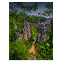 Umělecká fotografie The mountain area and the Prachov, Southern Lightscapes-Australia, (30 x 40 