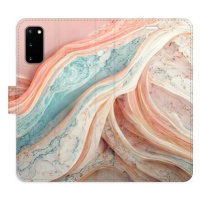 iSaprio flip pouzdro Colour Marble pro Samsung Galaxy S20