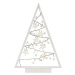 EMOS LED dekorace – svítící stromeček s ozdobami, 40 cm, 2x AA, vnitřní, teplá bílá, časovač DCW