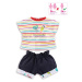 Oblečení T-shirt&Shorts Little Artist Ma Corolle pro 36 cm panenku od 4 let