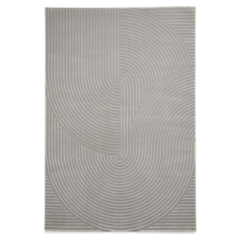 Světle šedý pratelný koberec z recyklovaných vláken 160x230 cm Flores – Think Rugs