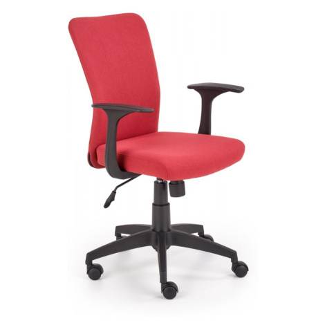 HALMAR Kancelářská židle Norah tmavě růžová